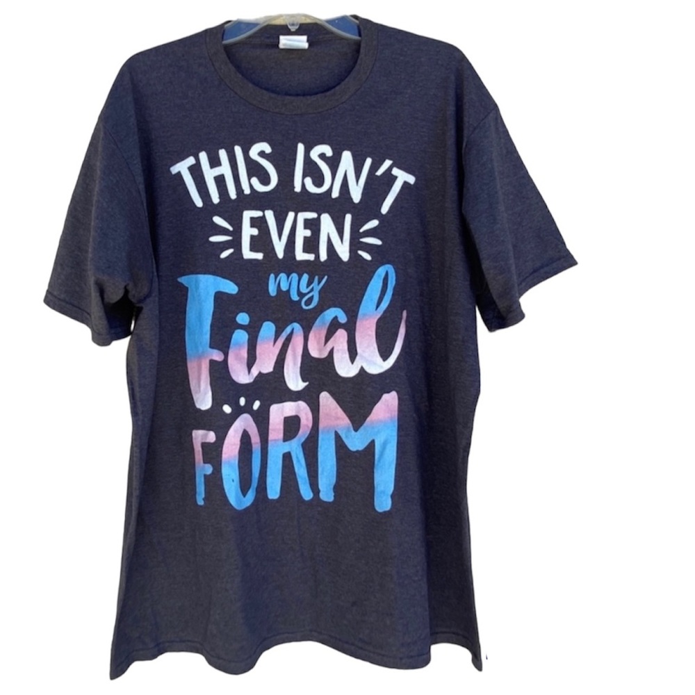 LGBTQ t-shirt transgender graphic tee transitioning transition trans gender XL